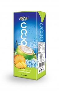 200ml Coconut  water with Pinapple tetra pack